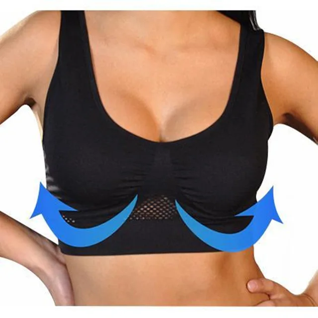 

Air Permeable Cooling Summer Sport Yoga Wireless Bra Gym Fitness Athletic Running Sport Tops Underwear Workout Vest Tank New