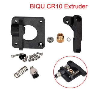 biqu b1 cr10 extruder upgrade aluminum block gear bowden exrtruder 1 75mm filament mk8 3d printer parts for biqu b1 ender 3 v2 free global shipping