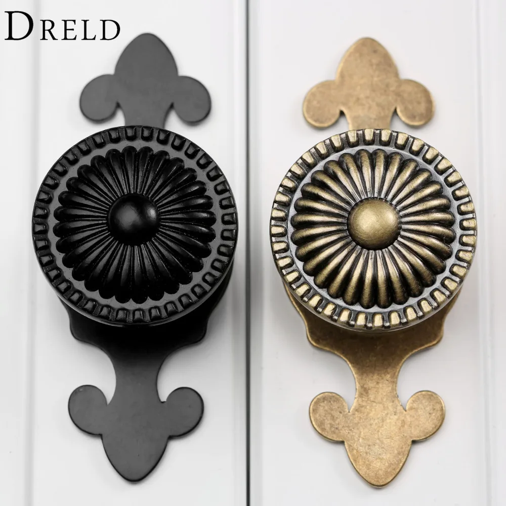 DRELD антикварная мебель ручки сплава для дверцы ящика Шкаф Потяните шкафа дверной