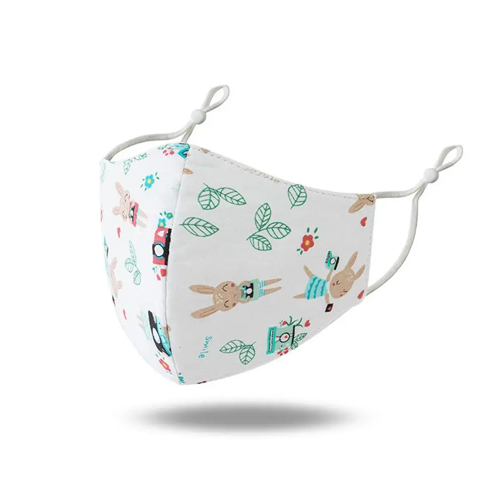 Маска для рта детская многоразовая дышащая безопасная моющаяся мультяшная маска