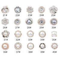 10pcs 10mm nail free sewing free pearl buckle shirt fashion decoration adjustable snap buckle accessories magnet snap buttons