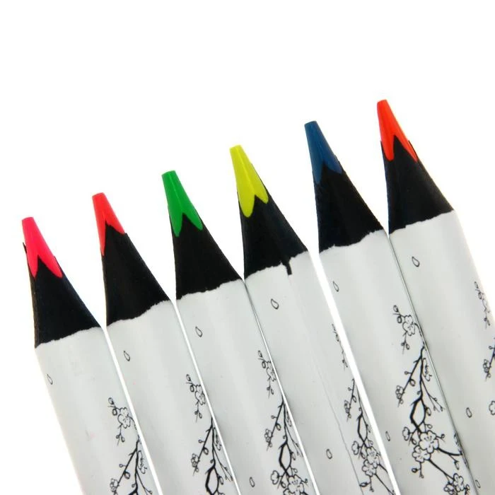 Карандаши 6 цветов SKETCH&ampARTНеоновые утолщённые | Канцтовары для офиса и дома