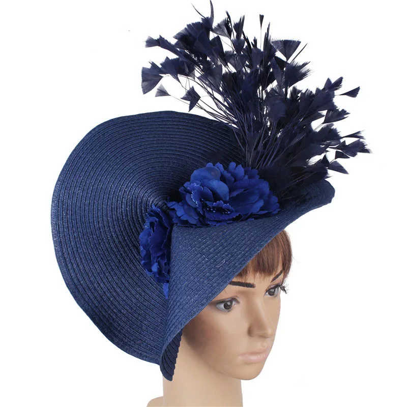 Yellow Straw Hyperbole Party Hats for 