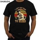 Черная винтажная Мужская футболка Blain Predator I is not Time To кровообращения, хлопковая футболка, Повседневная футболка с надписью pride, модная футболка sbz8408