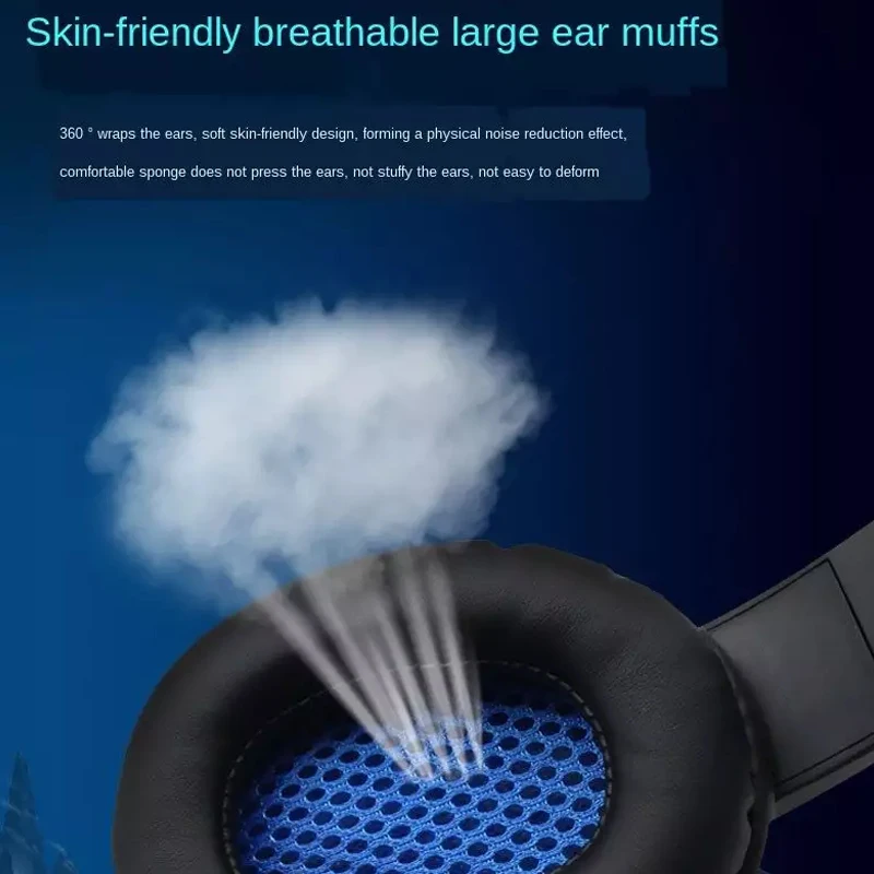 

KOMC S90 Wired Headphones Advanced Gaming Headset for PS4, for One, for Nintendo PC 3.5mm Headphones Mic