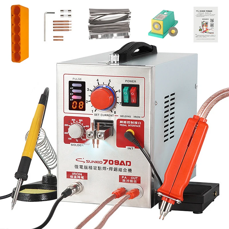 SUNKKO 709AD точечной сварки накопленной энергией 2.2KW высокое Мощность точечная