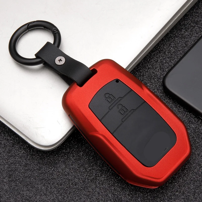 Модный чехол для автомобильного ключа из АБС-силикагеля и углеродного волокна