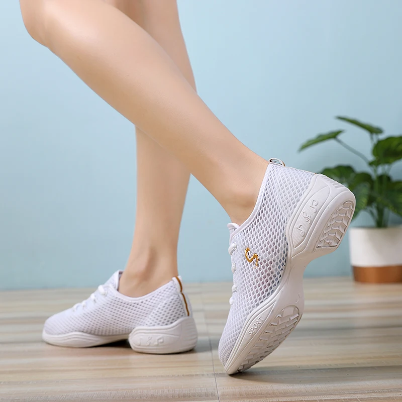 Легкие кроссовки для фитнеса Обувь занятий танцами Амортизирующая обувь