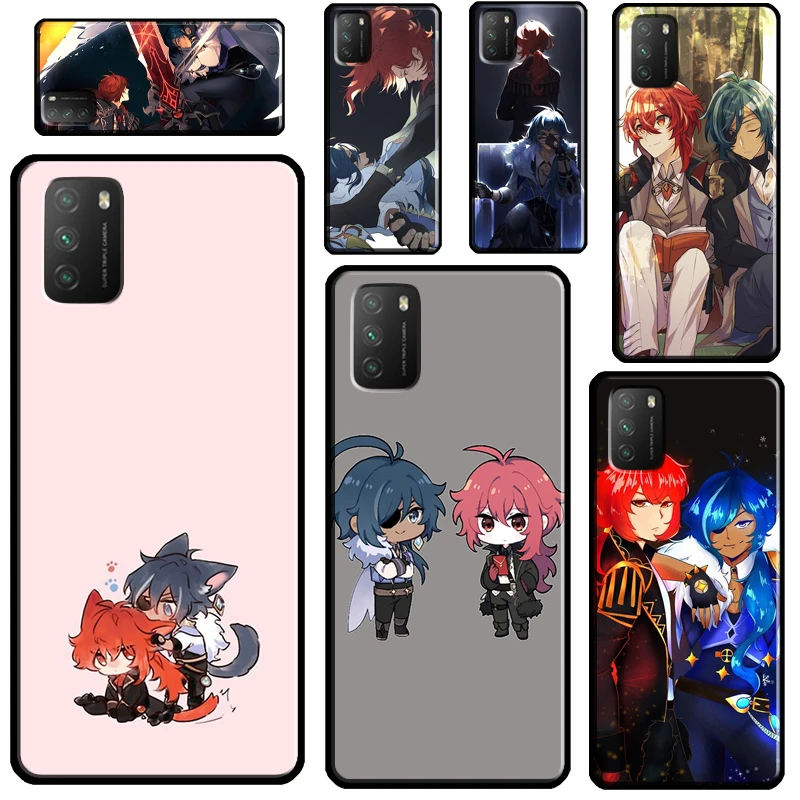 

Чехол для телефона Xiaomi Mi 11T 12 Pro 12X Mi 11 Lite Kaeya and разбавитель Genshin Impact для POCO X3 Pro GT X4 M4 M3 F1 F2 F3