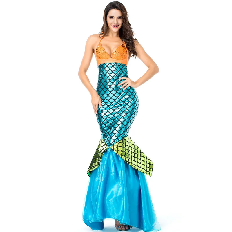 

Mermaid Costume Cosplay Halloween Costume Nightclub Bar Stage Mermaid Fancy Dress Party Cosplay Clothes