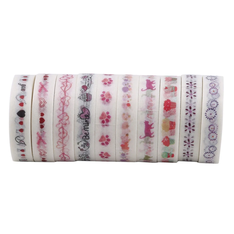 

Стикер для канцелярских товаров Васи набор лента 10 рулонов/Набор Kawaii принадлежности для скрапбукинга наклейка s японский стикер для канцел...