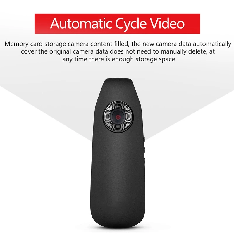 1080P HD видеокамера портативный цифровой видеорегистратор ночное видение Задний