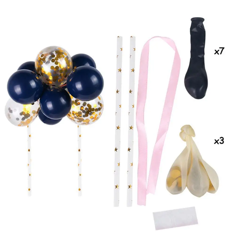 

Creative Metal Rose Gold Balloon Cake Topper Happy Birthday Birthday Cake Kids Wedding Decor Decor Party R7Q4