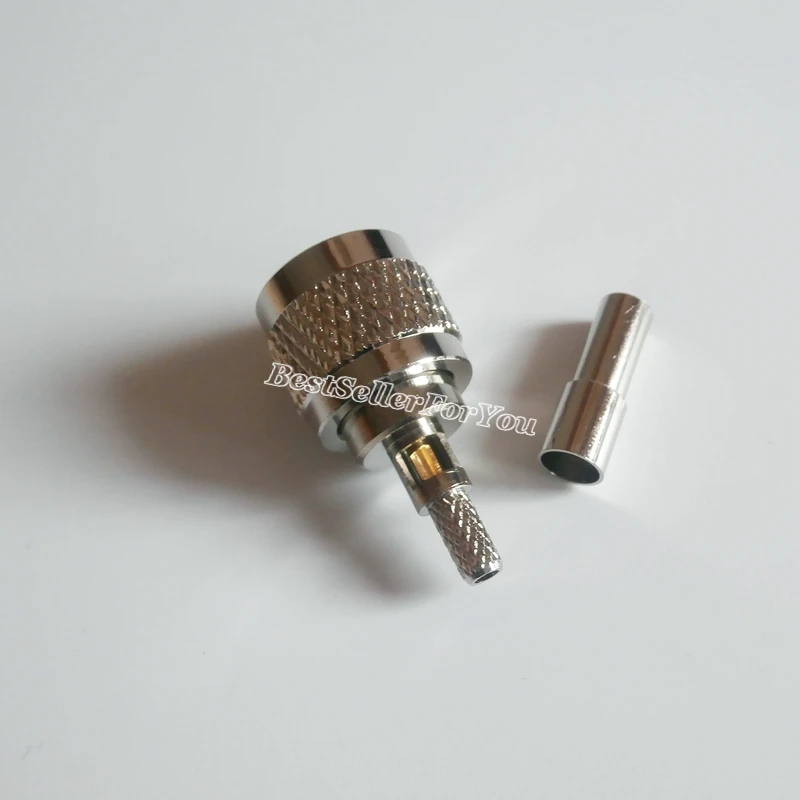 10 шт. мини UHF оконный обжимной штекер для LMR100 RG316 RG174 коаксиальный кабель RF