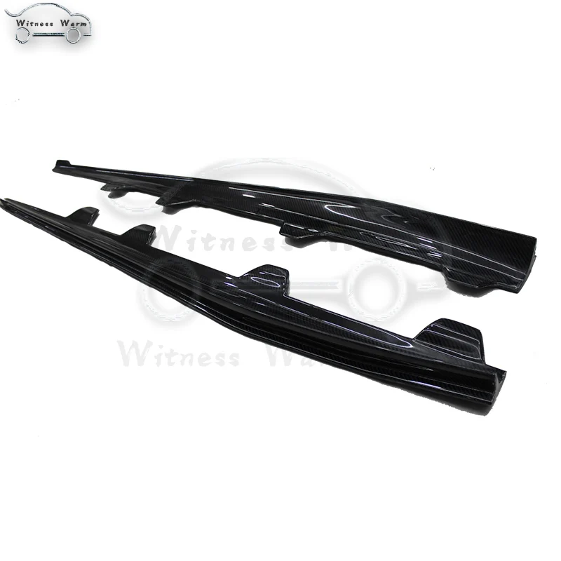 Углеродное волокно боковые юбки фартук для Volkswagen Scirocco R бампер 2009 2010 2011 2012 2013