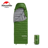 naturehike sleeping bag cw400 waterproof goose down sleeping bags envelope backpacking traveling hiking camping sleeping bag