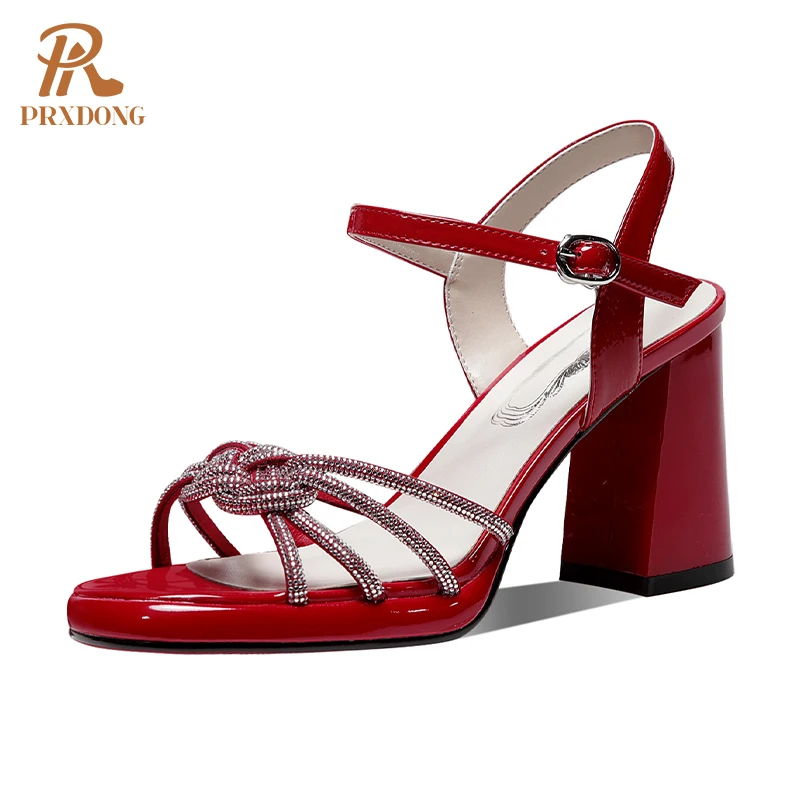 

Изящные женские босоножки 2021 жаркое лето Новинка; Натуральная кожа; Босоножки для девочек Ремешок на щиколотке с украшением в виде кристалл...