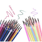 12 цветов s Милая гелевая ручка с подсветкой яркие цвета полностью блестящие стержни для детей Рисование граффити кавайные школьные принадлежности 45 #