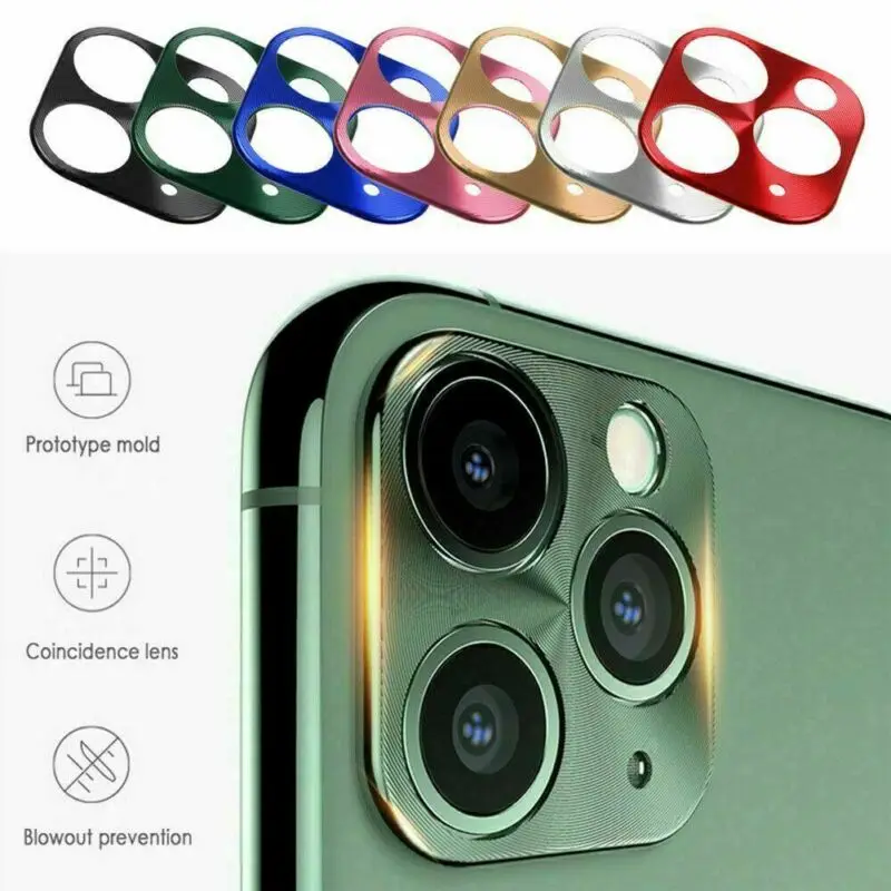 Для iPhone 11 Pro Max полное покрытие HD закаленное стекло Защита для объектива камеры |