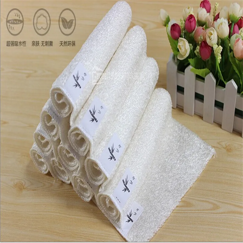 

1pcs High Efficient ANTI-GREASY Bamboo Fiber Wash Cloth Dishcloth Clean Towel Magic Kitchen Washing Cleaning Cloth Scouring Pad
