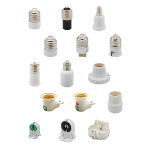 Патрон для лампы E27 E40 E14 B22, 2 шт.лот, переходник для лампы T5 T8 2G1 1, патроны для ламсветильник GU5.3 MR11 MR16, адаптер для розетки стандарта США и ЕС