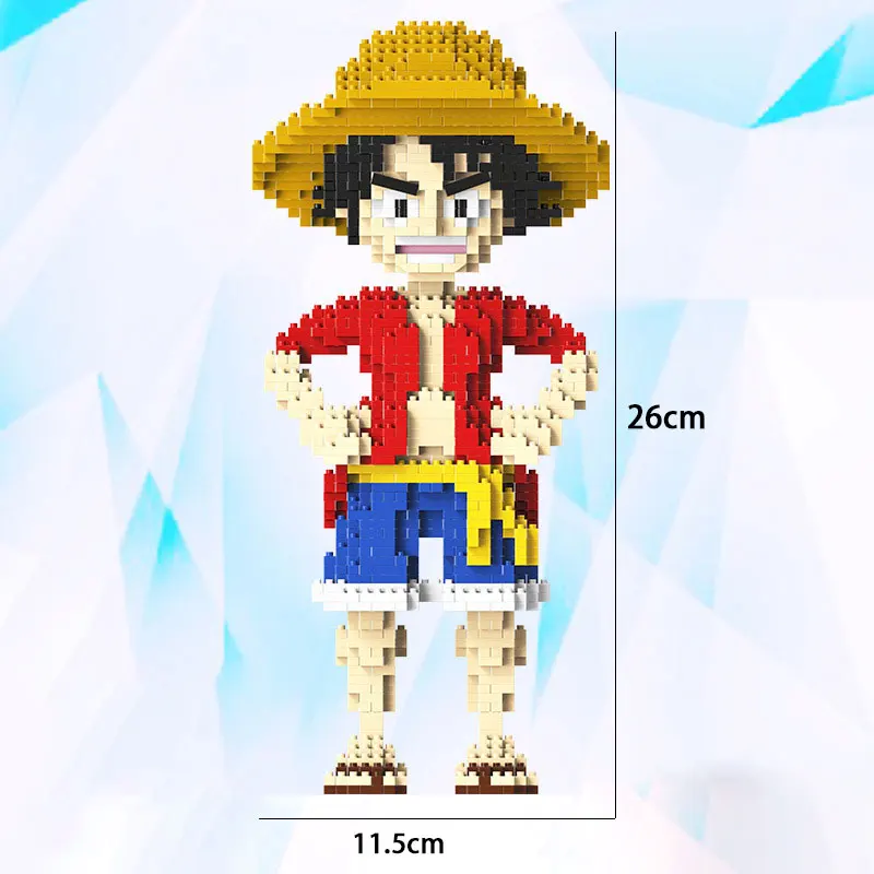 

Bricks Blocks Action Figure Bandai Luffy Choba Sembo Block Figurine Educational Toys Halo Mega Construx Construction Kit Adults