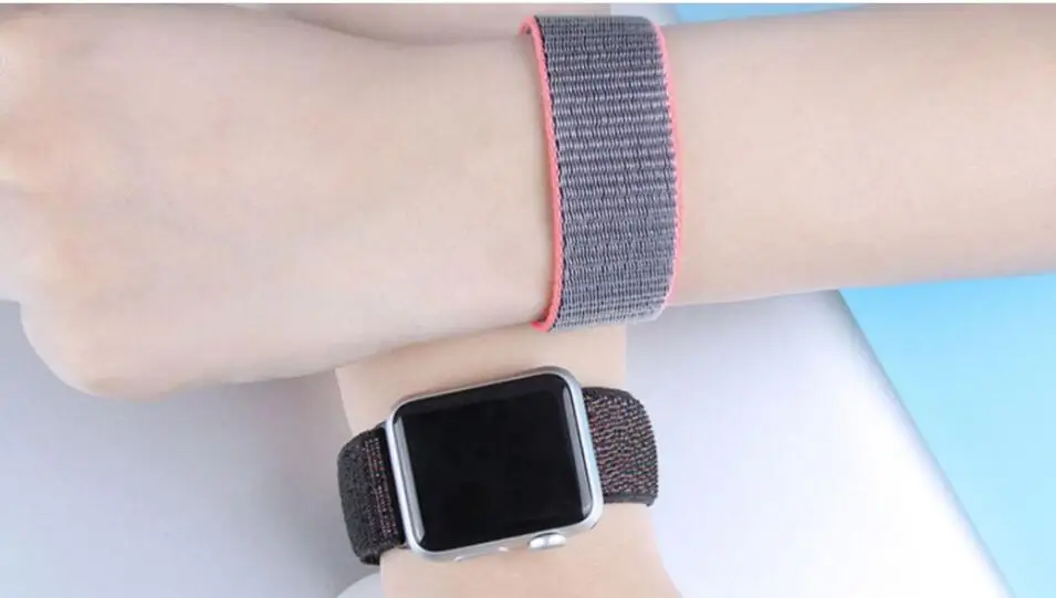 

Nylon loop Band Correa for apple watch 6 Strap series SE 5 4 3 40mm 44mm Watch band for iwatch 38mm 42mm watchbands bracelet