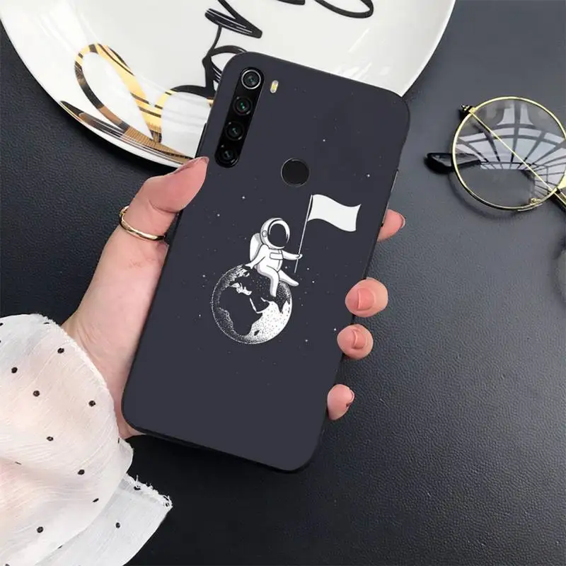 

astronaut Hand drawn cute Phone Case For Xiaomi Redmi 7 8 9t a3Pro 9se k20 mi8 max3 lite 9 note 9s 10 pro