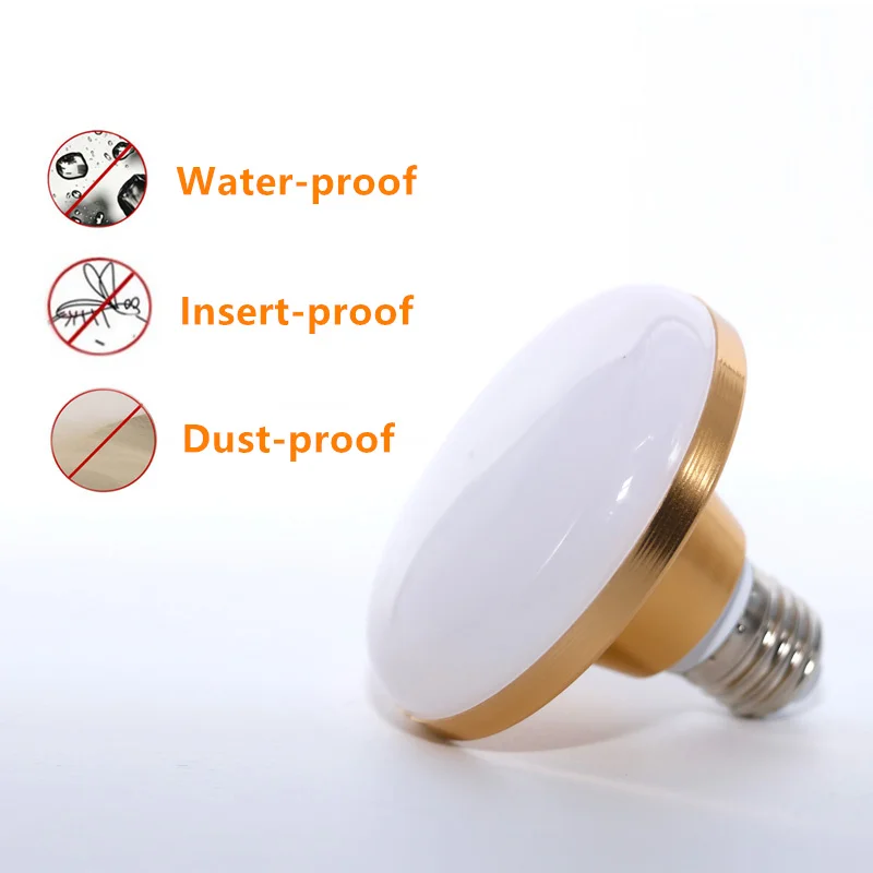Светодиодная лампа UFO Lights Bombilla 12W 15W 24W 36W 50W Spotlight Ceilling Lamp White E27 для домашнего освещения 220V Гаражный свет включен.