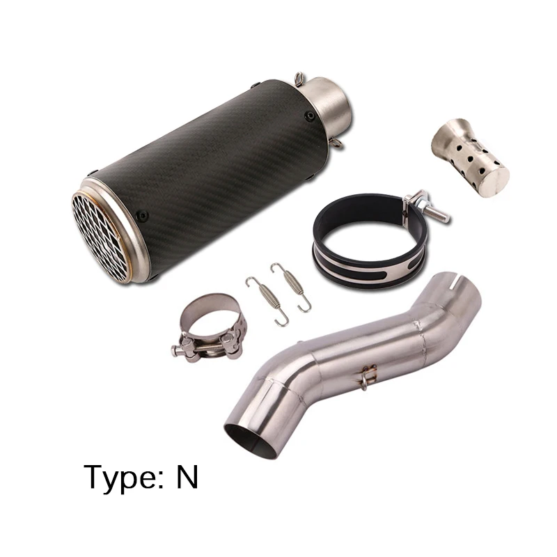 For Honda CBR400R CB400 2016-2020 Motorcycle Exhaust Pipe Middle Link Slip On 51mm Muffler Removable Db Killer Escapes | Автомобили и