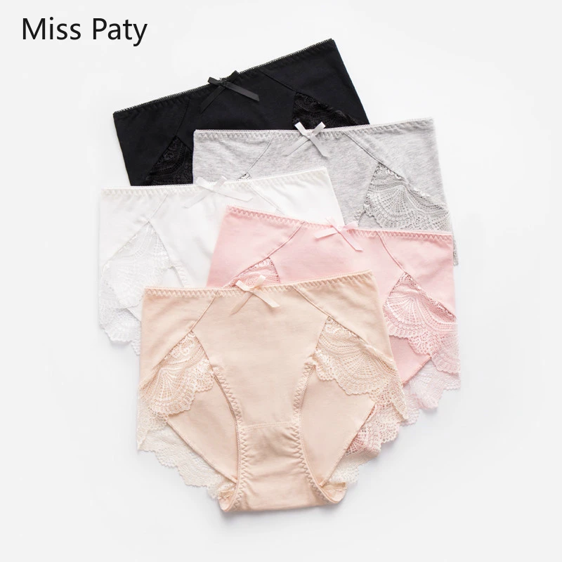5 шт./партия сексуальное кружевное женское нижнее белье хлопковые бесшовные