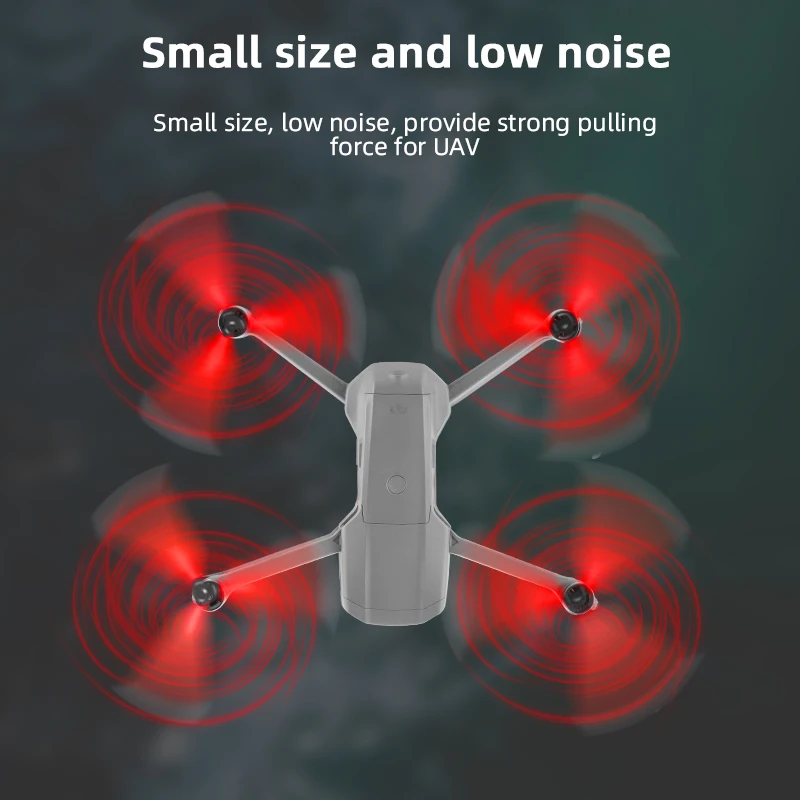 Three-Blade Propeller for DJI MAVIC Air 2/2S Drone Quick Release Noise Reduction Props Blade Replacement Wing Fans Accessories |