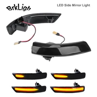 for ford mondeo mk4 focus mk2 mk3 2pcs dynamic led side mirror lights turn signal indicator lamp no error canbus car accessories