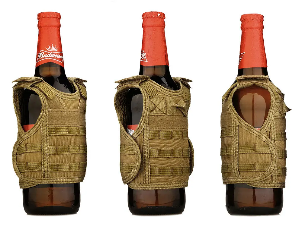 SINAIRSOFT, тактические, для пива, военные, Molle, крышка для бутылки, жилет, охладитель напитков, рождественское платье, аксессуары, для Хэллоуина, вечерние, LY2074