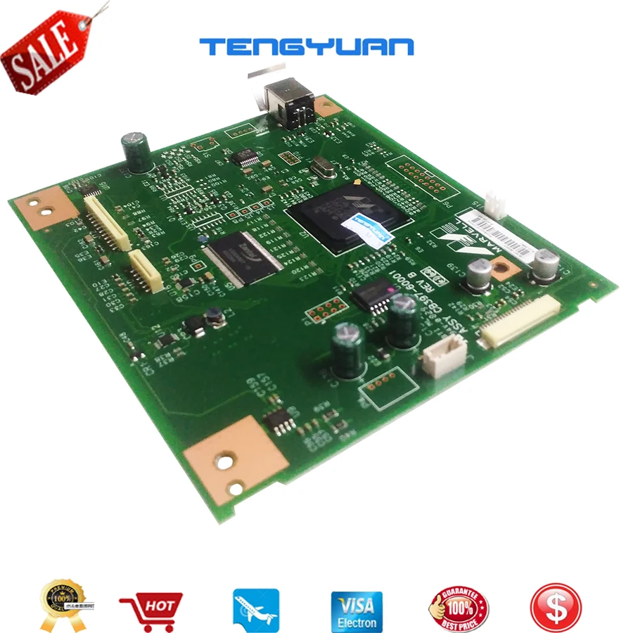 1PCX oringal для hp M1005 M1005 1005 форматная плата CB397-60001 Запчасти для принтера в продаже