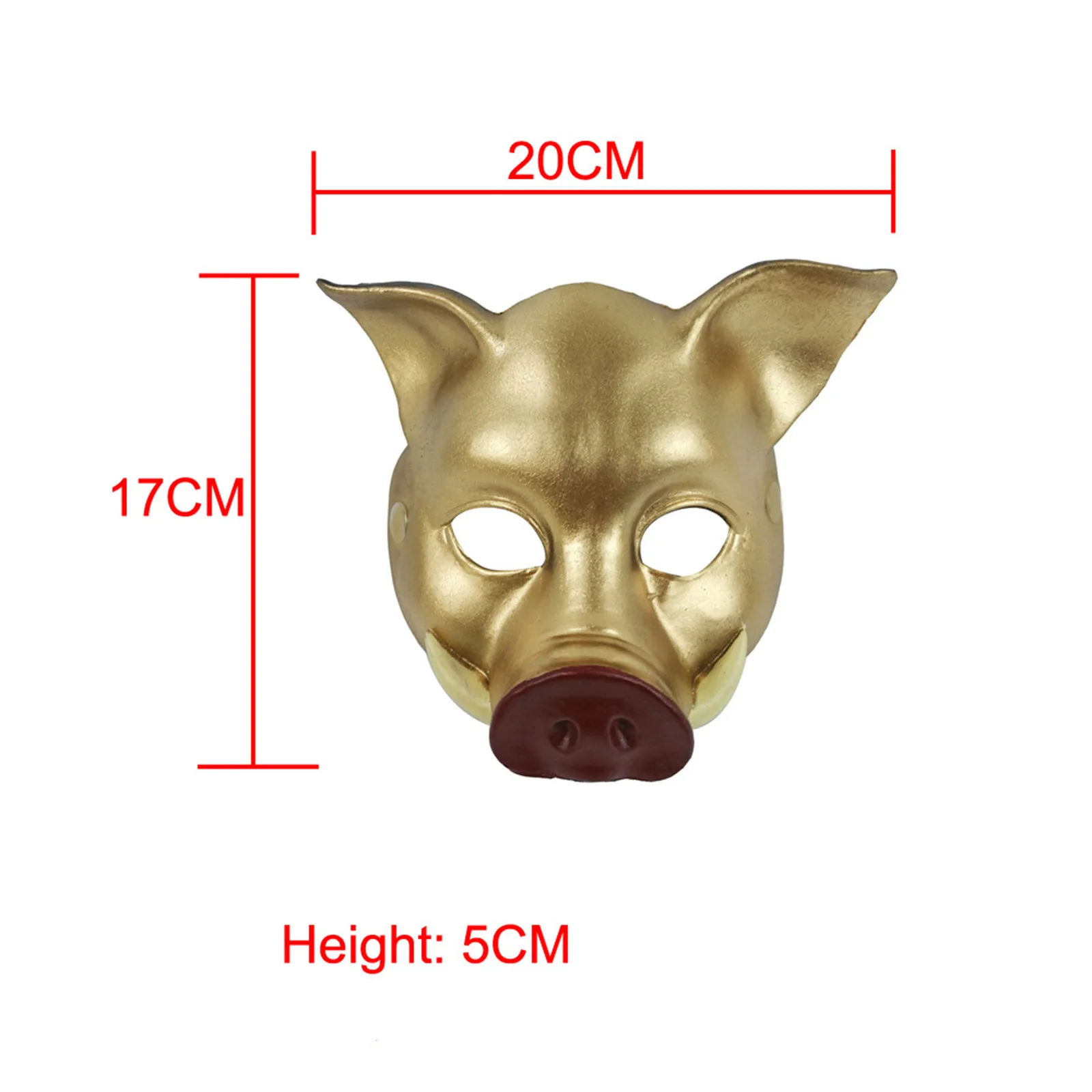 

Funny Animal Latex Mask Toys Halloween Costume Cosplay Props Halloween Party Pig Head Holiday Horror Adult Head Mask Toys