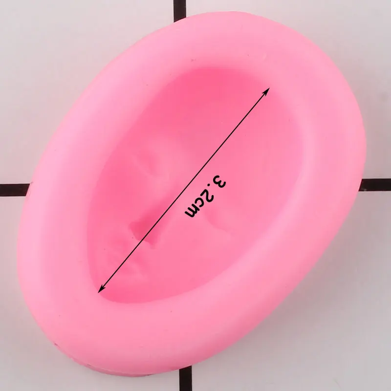 3D девушка уход за кожей лица силиконовые формы инструменты для украшения тортов