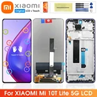 Оригинальный 6,67 ''экран с 10 точками касания для Xiaomi Mi 10 T Lite 5G M2007J17G, ЖК-дисплей, сенсорный экран, дигитайзер, запасная часть в сборе