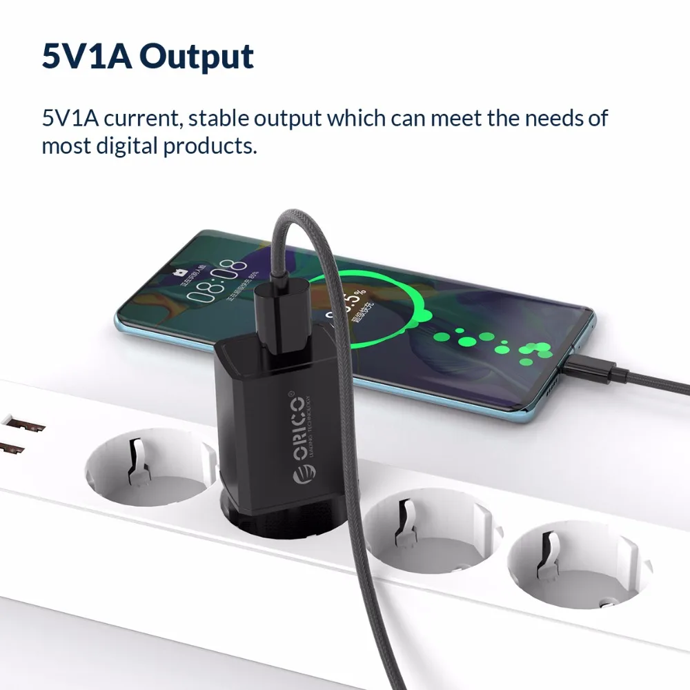 ORICO мини USB зарядное устройство 5 Вт/10 Вт дорожное настенное зарядное устройство адаптер смарт-зарядное устройство для мобильного телефона для iPhone samsung Xiaomi iPad планшет