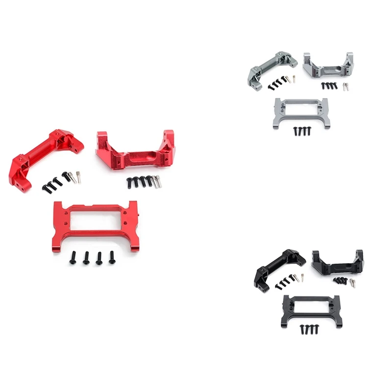 

CNC Metal Front & Rear Bumper Mount Servo Stand For 1/10 RC Crawler Traxxas TRX4 TRX-4 8237 Upgrade Parts