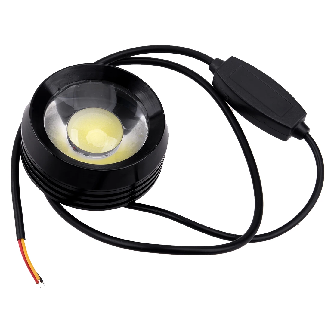 

18W фары для автомобилей Грузовик DRL противотуманные вождения светильник противотуманная фара круглый Ангельские глазки Halo белый початок Ал...