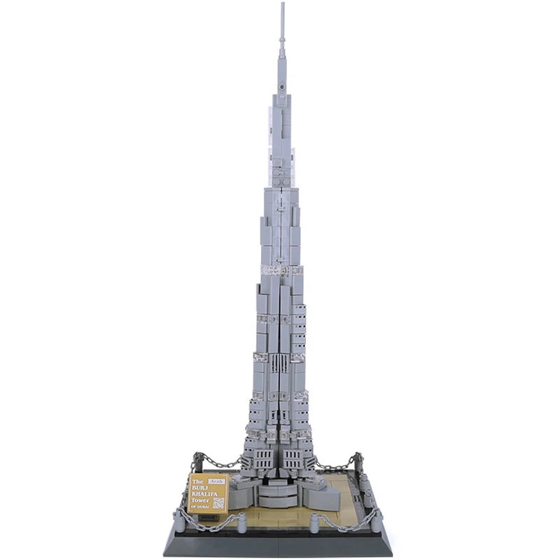 Набор строительных блоков для детей креативная архитектура Дубай Бурдж халифа
