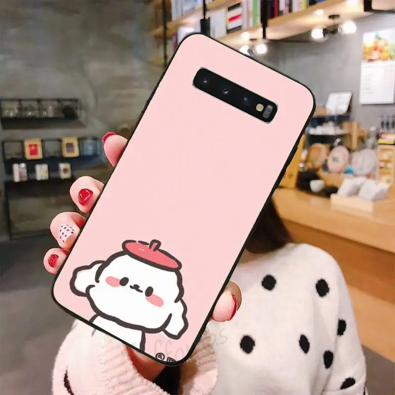 

Cute cartoon bunny Phone Case For Samsung A50 A51 A71 A20E A20S S10 S20 S21 S30 Plus ultra 5G M11 funda shell