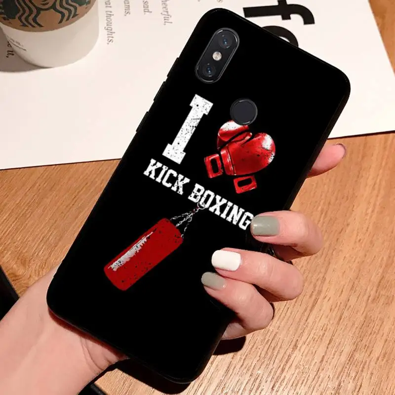 

Strong Boxing Gloves fashion pattern luxury Phone Case funda For Xiaomi Redmi note 7 8 9 t k30 max3 9 s 10 pro lite