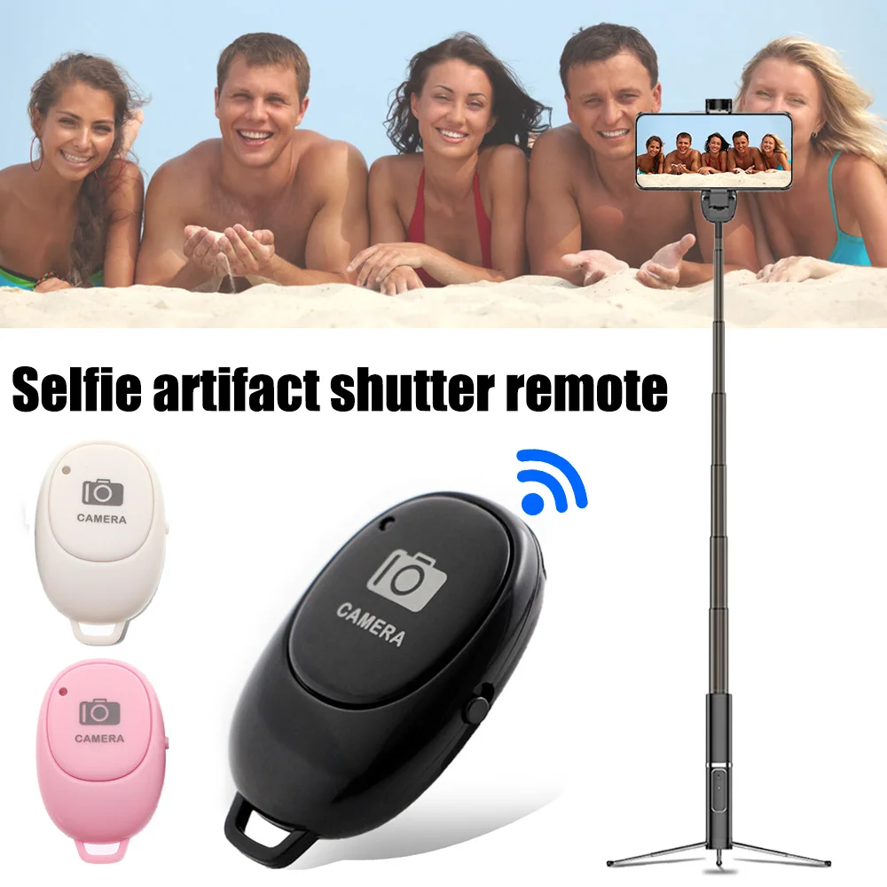 

Camera Shutter Remote Control Bluetooth Wireless Selfie Button Clicker Support for Android IOS Smartphones