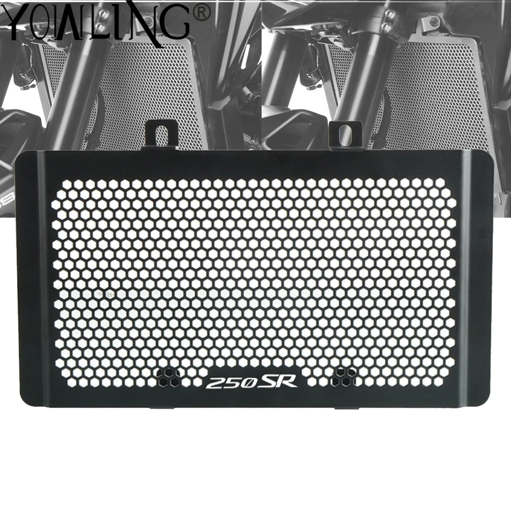 

For CF Moto 250SR 250 SR 2020 2021 Motorcycle Accessories Aluminum Radiator Guard Protector Grille Grill Cover Potential Damage
