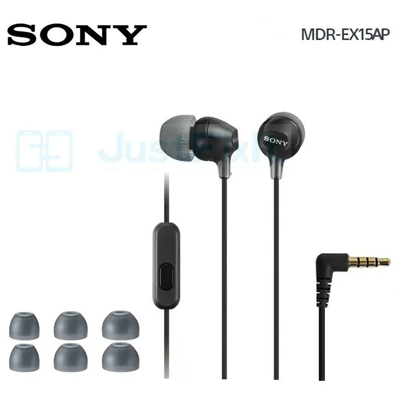 

Sony MDR-EX15AP 3.5mm Wired Earbud In-ear Subwoofer Stereo Earphones Hands-free With Mic For xiaomi huawei sony phone