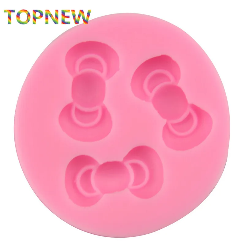 Силиконовая форма для торта сделай сам с бантом помадки конфет пищевой