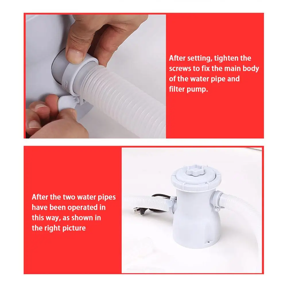 

Filter Pump Filter Water Pump Pool Cleaner Electric Garden Patio Accessories Home Swimming Pool Pump Pump Pump Or Ground Pools