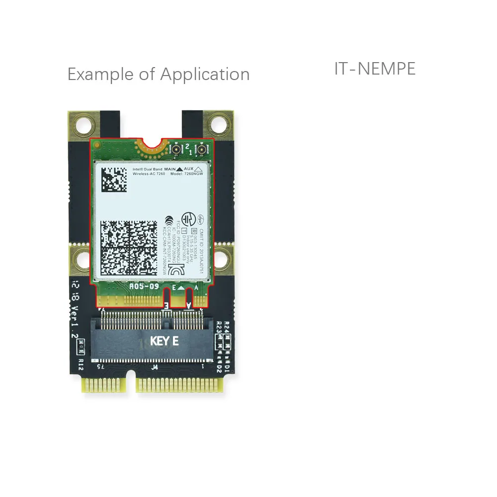 Адаптер NGFF M.2 для Intel AX200 8265 7260 8260 9260 3165|Сетевые карты| |